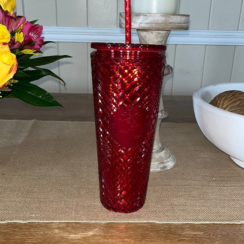 Red Valentines Day Starbucks Cup